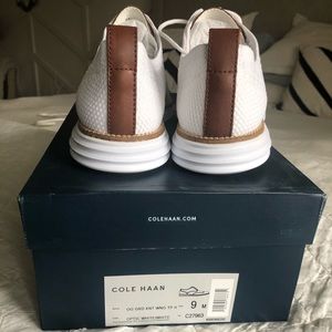 Cole Haan Original Grand Wingtip Optic White